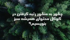 محتوای همیشه سبز چیست ؟