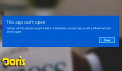 مشکل ارور ویندوز 10